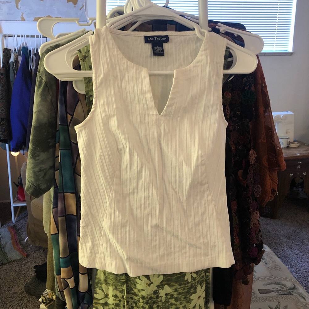 Ann Taylor Fitted Sleeveless Blouse